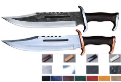 Hand-Forged Rambo III-Inspired Bowie, Configurable Build
