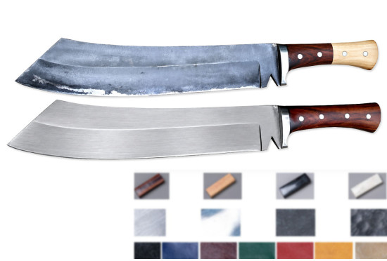 Hand-Forged Rambo IV-Inspired Cleaver, Configurable Build