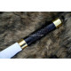 Seax Dagger – 19-Inch Hand-Forged Anglo-Saxon Long Dagger with Broad Carbon-Steel Blade & Brass Fittings