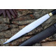 Seax Dagger – 19-Inch Hand-Forged Anglo-Saxon Long Dagger with Broad Carbon-Steel Blade & Brass Fittings