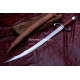 Hand-Forged Scimitar Sword – Full-Tang 5160 Curved Satin Blade