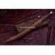 Hand-Forged Scimitar Sword – Full-Tang 5160 Curved Satin Blade