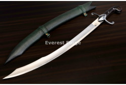 Hand-Forged Persian Shamshir, Upswept Point