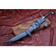 Hand-Forged Fantasy Scimitar – Full-Tang 5160 Curved Blade with Star Guard