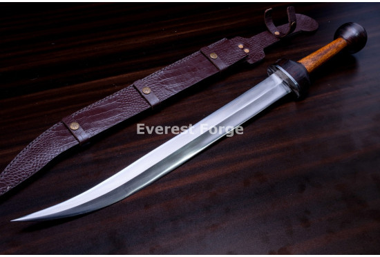 Hand-Forged Thracian Sica Sword, Curved Blade