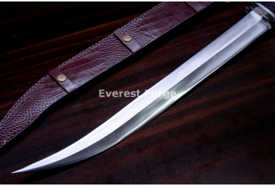 Hand-Forged Thracian Sica Sword, Curved Blade
