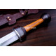Hand-Forged Thracian Sica Sword, Curved Blade