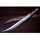 Hand-Forged Thracian Sica Sword, Curved Blade