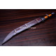 Hand-Forged Thracian Sica Sword, Curved Blade