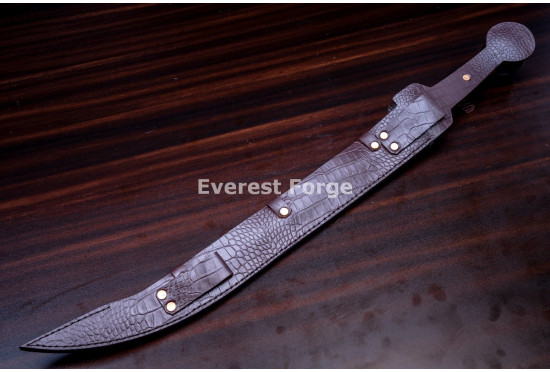 Hand-Forged Thracian Sica Sword, Curved Blade