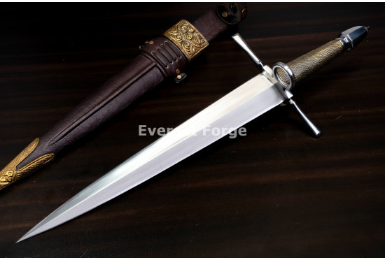 Hand-Forged Parrying Dagger, Side Ring