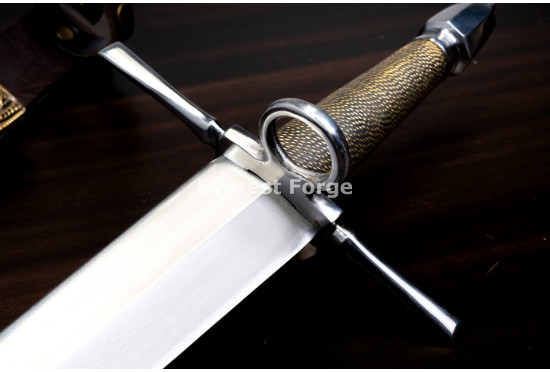 Hand-Forged Parrying Dagger, Side Ring
