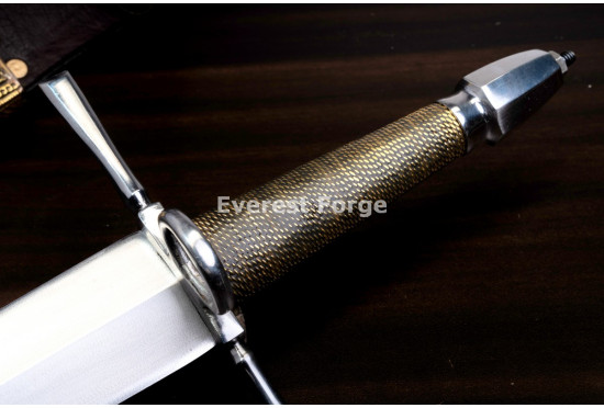 Hand-Forged Parrying Dagger, Side Ring
