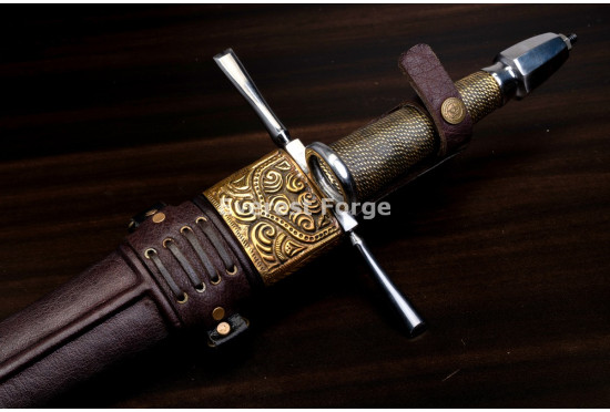 Hand-Forged Parrying Dagger, Side Ring