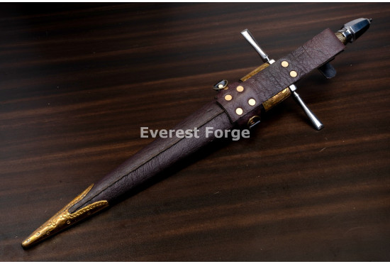Hand-Forged Parrying Dagger, Side Ring