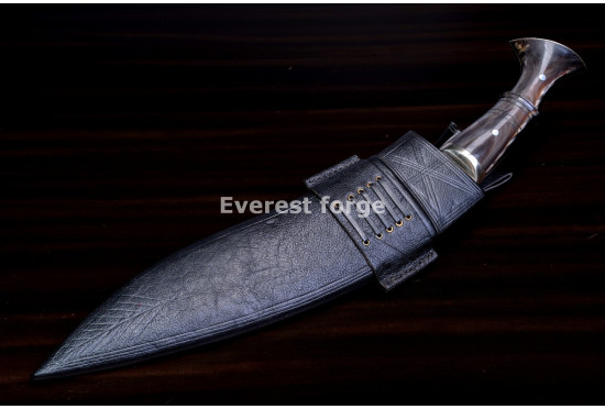 Hand-Forged Kukri Set, Wide Bevel Blade