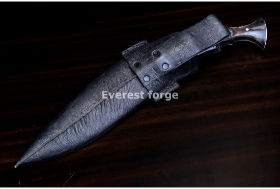 Hand-Forged Kukri Set, Wide Bevel Blade