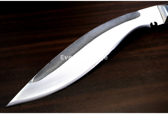 Hand-Forged Kukri, Stacked Leather Grip