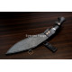 Hand-Forged Kukri, Stacked Leather Grip