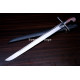 Hand-Forged Langes Messer Sword, Nagel Guard