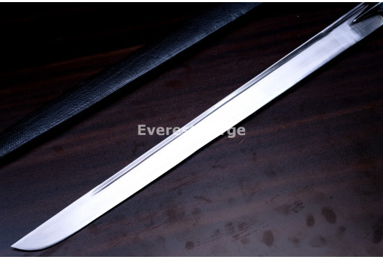 Hand-Forged Langes Messer Sword, Nagel Guard