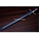Hand-Forged Langes Messer Sword, Nagel Guard