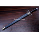 Hand-Forged German Messer Sword, Hooked Pommel
