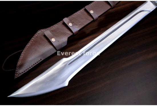 Hand-Forged Spartan Sword, D-Guard Hilt