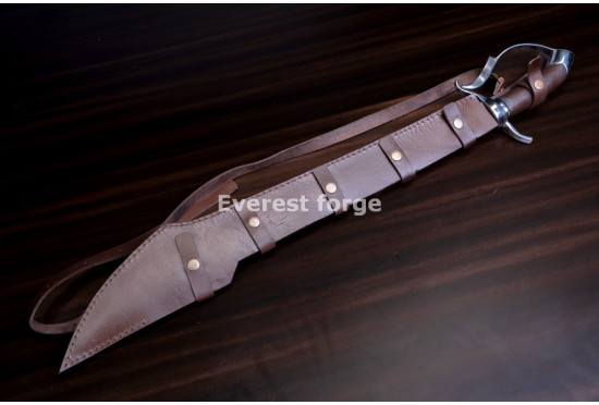 Hand-Forged Spartan Sword, D-Guard Hilt