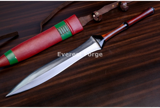 Hand-Forged Leaf-Blade Sword, Two-Hand Grip