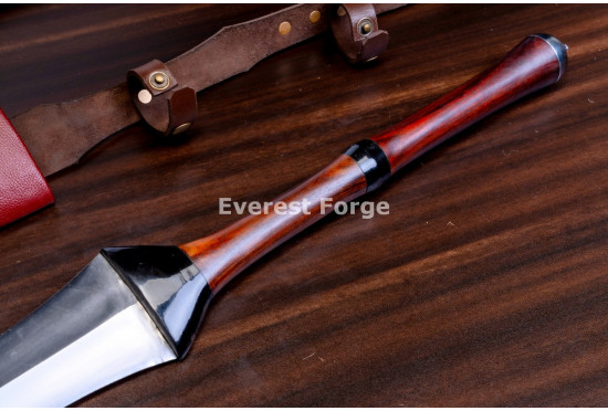 Hand-Forged Leaf-Blade Sword, Two-Hand Grip