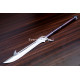 Hand-Forged Fantasy Glaive, Barbed Blade