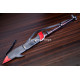 Hand-Forged Fantasy Glaive, Barbed Blade