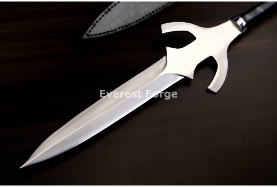 Hand-Forged Winged Spear