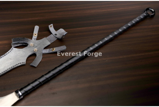 Hand-Forged Winged Spear