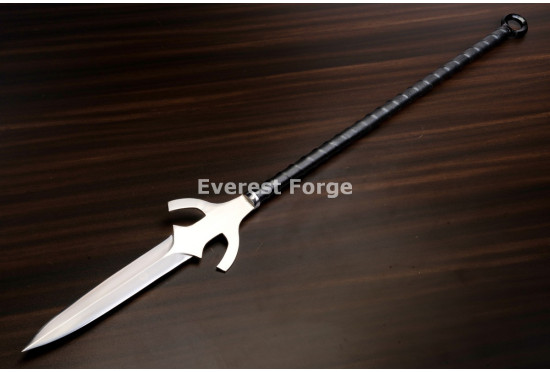 Hand-Forged Winged Spear