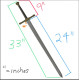 Custom Sword and Dagger Combo – Hand Forged Fantasy Sword Set