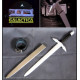 Custom Cylon Style Short Sword – Hand Forged Functional Fantasy Sword