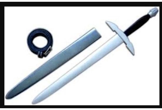 Custom Cylon Style Short Sword – Hand Forged Functional Fantasy Sword