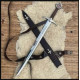 Custom Templar-Inspired Longsword with Engraved Blade & Guard