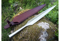 Mina Viking Wedding Spear – Custom Hand Forged Norse Spear