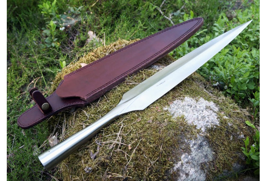 Mina Viking Wedding Spear – Custom Hand Forged Norse Spear