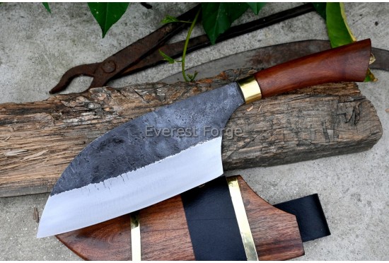 Serbian Forged Kitchen Cleaver