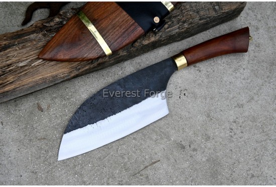 Serbian Forged Kitchen Cleaver