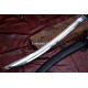 Hand-Forged Cossack Shashka Sword, Riveted Rosewood Hilt