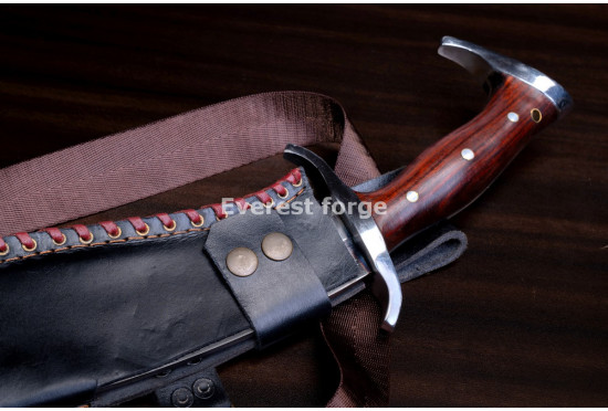 Hand-Forged Tactical Kukri, Crossguard Hilt
