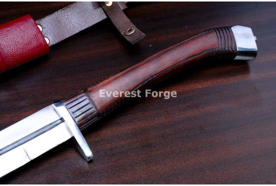 Hand-Forged Long Messer Sword, Fullered Blade