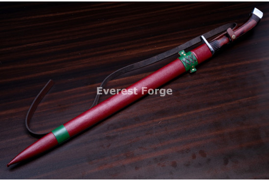 Hand-Forged Long Messer Sword, Fullered Blade