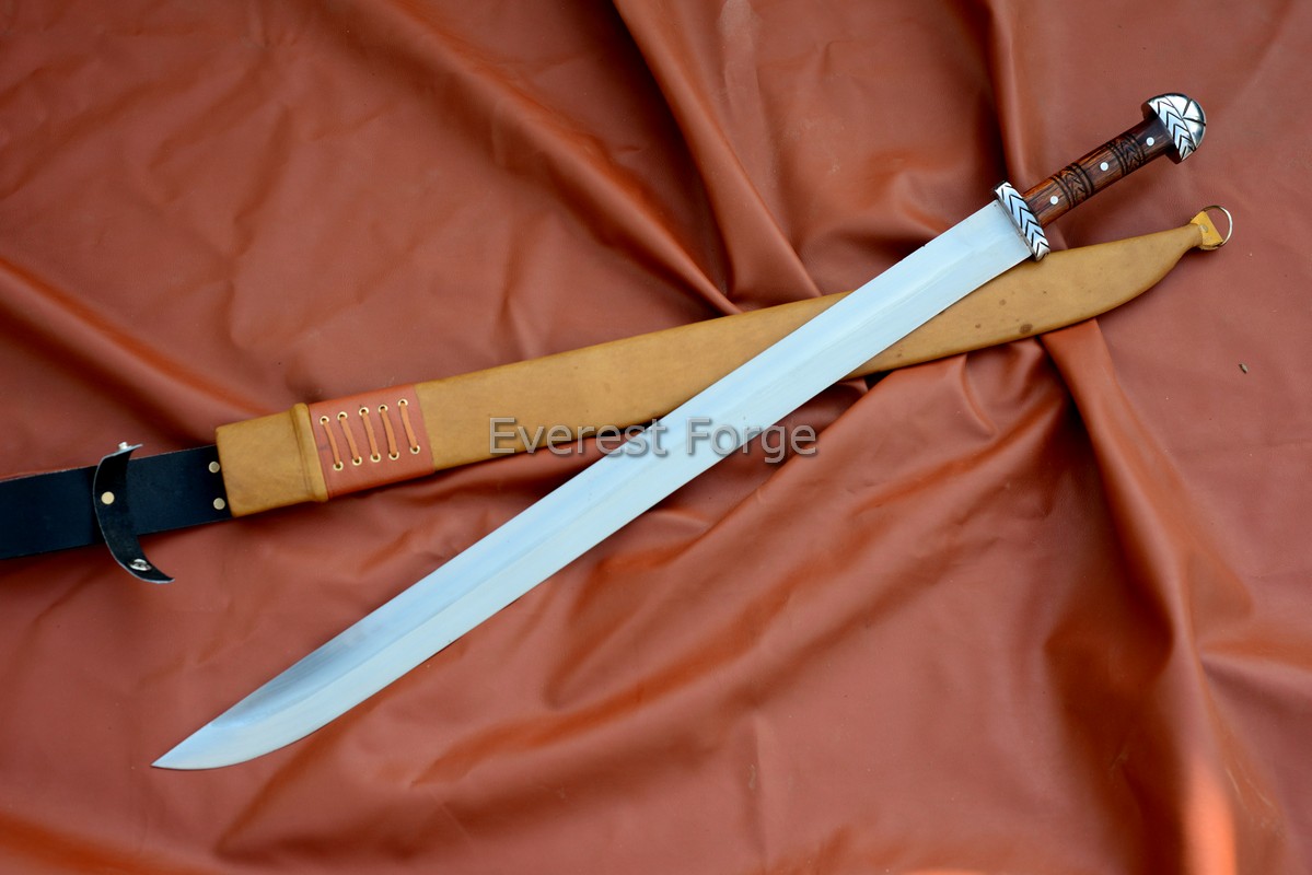 Single-Edge Viking Sword | Norse Langseax | EverestForge
