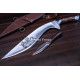 Hand-Forged Kukri Knife, Tiger Etched Blade